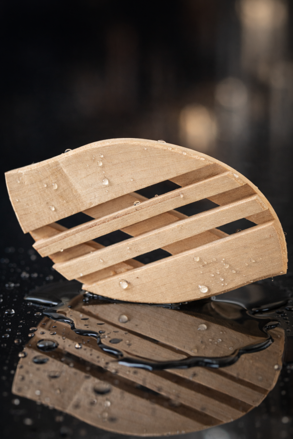 Porte-Savon en Bois Naturel 1 Porte-Savon en Bois Naturel