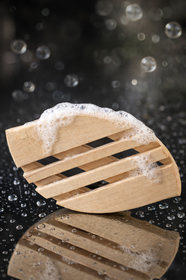 Porte-Savon en Bois Naturel 2 Porte-Savon en Bois Naturel