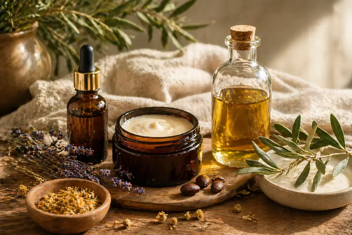 soins naturels peau sèche huiles végétales baumes plantes nourrir et protéger la peau sèche naturellement