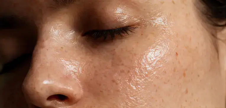 production de sébum peau grasse naturelle brillance visage équilibre cutané