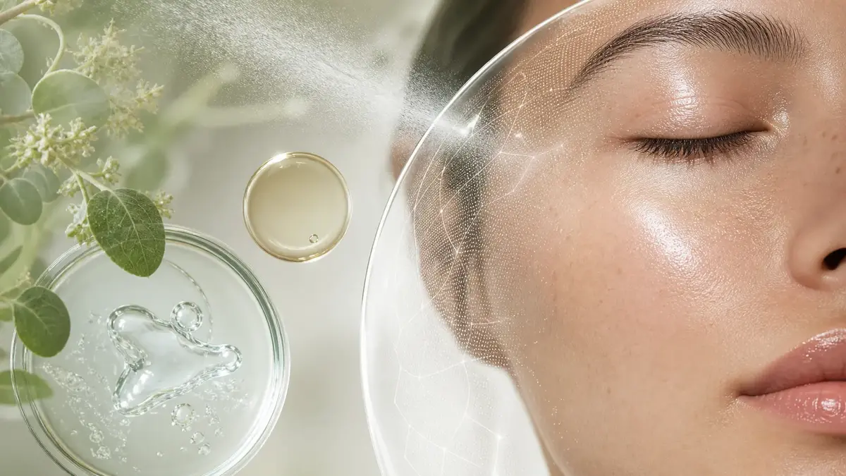 Barrière cutanée protégée sur peau grasse avec soin léger hydratant et texture naturelle non agressive