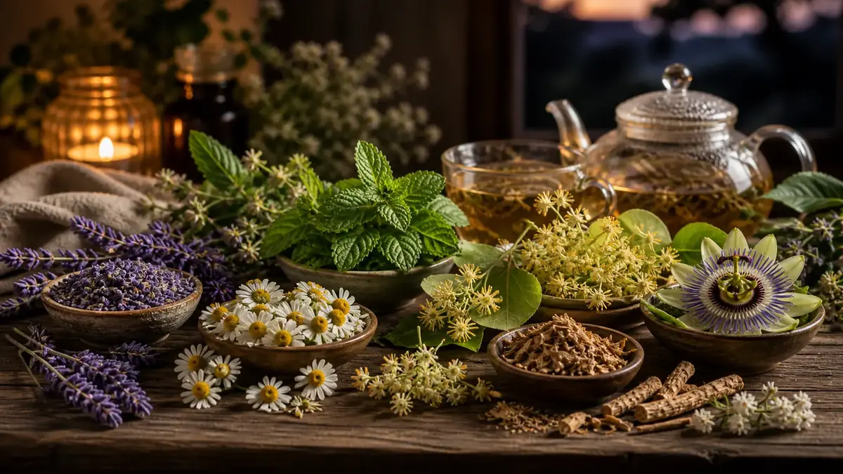 Meilleures plantes pour dormir : lavande, camomille, passiflore, mélisse et valériane