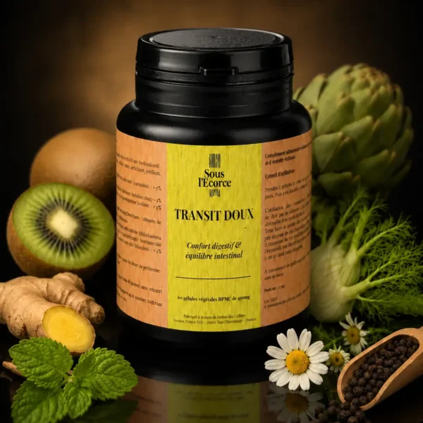 Complément alimentaire transit intestinal naturel, Transit Doux pour une meilleure digestion.